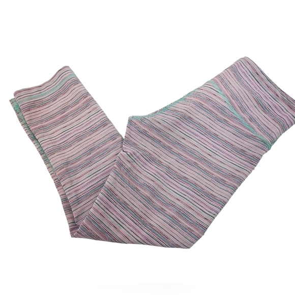 Lululemon Wunder Under Crop Space Dye Twist Naval‎ Blue Size Small Women's K4 - Picture 1 of 9